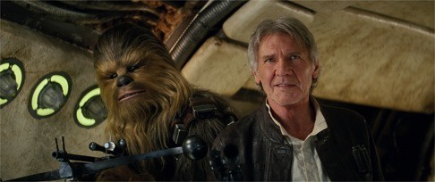 Chewie and Han Solo: older and wiser?