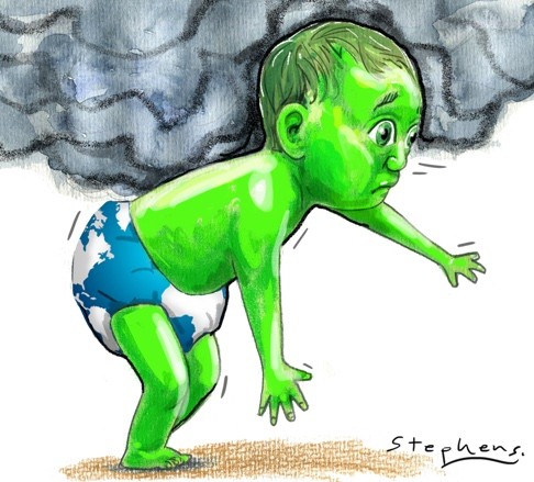This green baby has to be weaned, reared, clothed and educated by wilful progenitors who are still living unhealthy lifestyles.