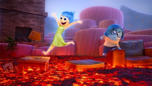 Lam voiced the character Joy (left) in the Cantonese version of the Pixar hit Inside Out.