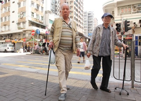 Some 250,000 elderly people would become eligible for the non-universal option. Photo: May Tse