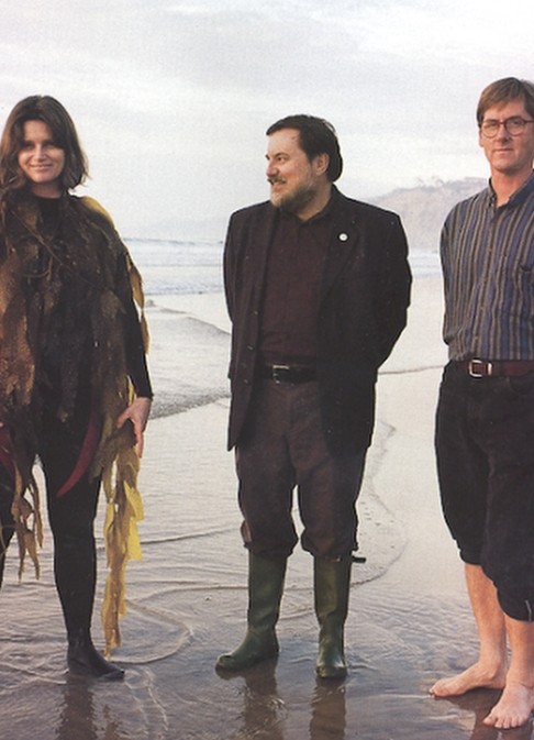 Knowlton (left) with colleagues from the Scripps Institution of Oceanography in La Jolla, California in 2007. Photo: courtesy of Vanity Fair