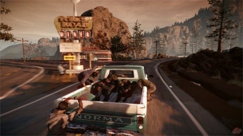 Players in State of Decay must fight off persistent zombie hitchhikers, among other challenges.