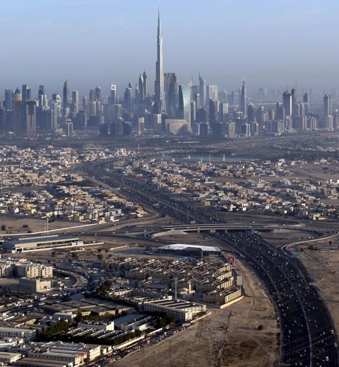 The world's tallest tower, the Burj Khalifa (Picture: REUTERS)