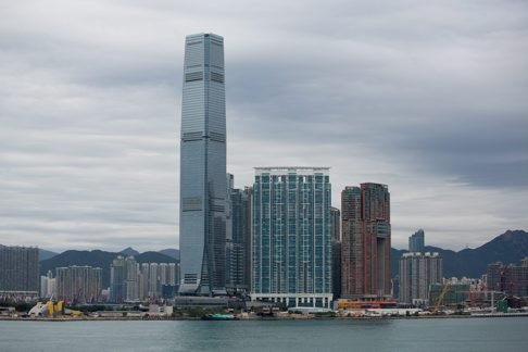 The International Finance Centre, (ICC), sits in West Kowloon district Hong Kong (Picture: EPA)