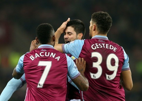 Aston Villa travel to Wycombe Wanderers where the club’s Supporters’ Trust have set up a tented away village to show appreciation for the long journey the visiting fans have made. Photo: AP