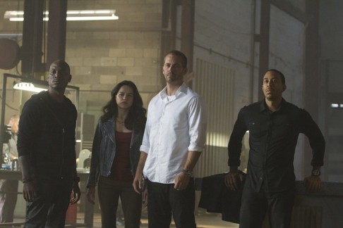 Ludacris, Michelle Rodriguez, Tyrese Gibson and Paul Walker in Furious 7, a movie with a diverse cast which earned US$1.5 billion worldwide.