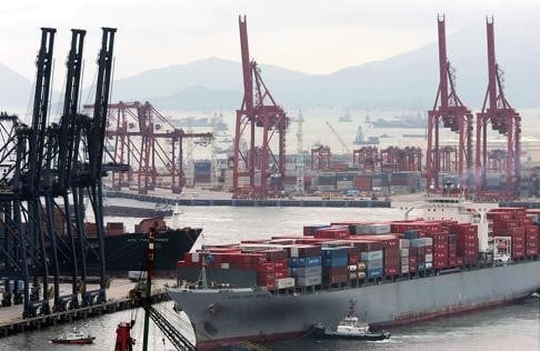 Hong Kong, like fellow Asian tigers South Korea, Taiwan and Singapore, has depended on the export industry for growth. Photo: AFP