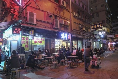 Mong Kok offers a vibrant late night dining scene. Photo: May Tse