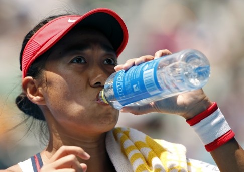 Zhang Shuai can take comfort in her unexpected run to the quarter-finals. Photo: AP
