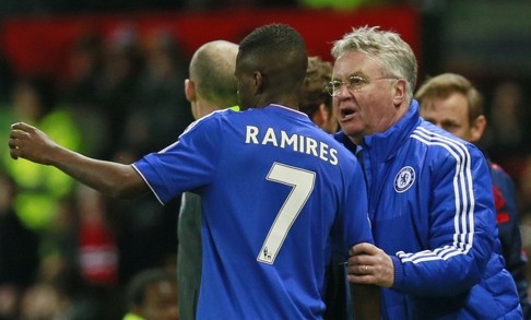 Ramires’ playing time with Chelsea has been limited under Guus Hiddink’s management. Photo: Reuters