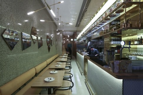 Interior of Juhu Beach Club.