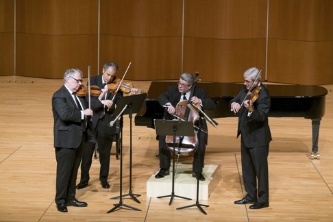 The Emerson Quartet play at the Hong Kong International Chamber Music Festival at City Hall Concert Hall.