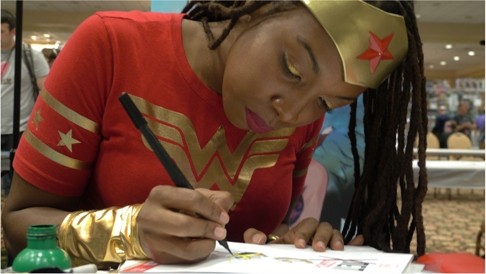 Afua Richardson an artist working for Marvel and others.