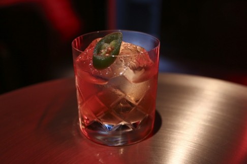 Oaxacan Old Fashioned at the Studio Club.