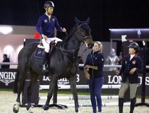 Local jockey Derek Yeung will team up with Jacqueline Lai for the HKJC Race of the Riders event during the Longines Masters event in Hong Kong.