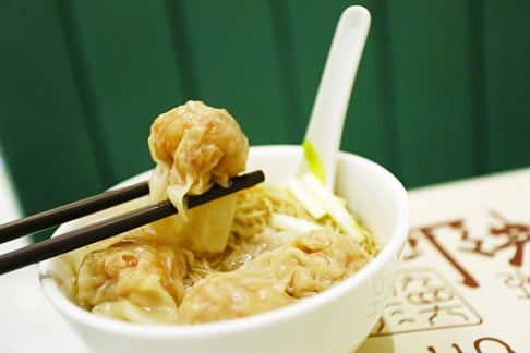 Wonton noodles in soup from Ho Hung Kee at Hysan Place in Causeway Bay. Photo: Jonathan Wong