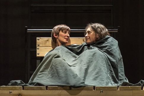 Madeleine Worrall and Laura Elphinstone in Bristol Old Vic's production of Jane Eyre. Photo: Manuel Harlan