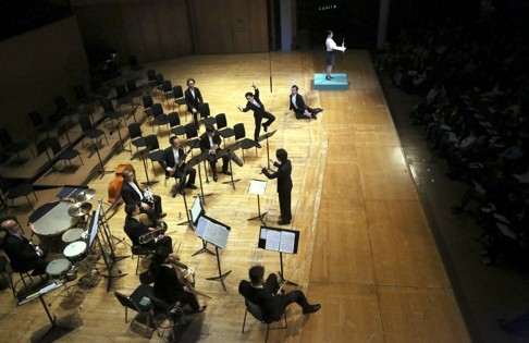 A scene from the Hong Kong Sinfonietta’s A Soldier’s Story – The New Generation.