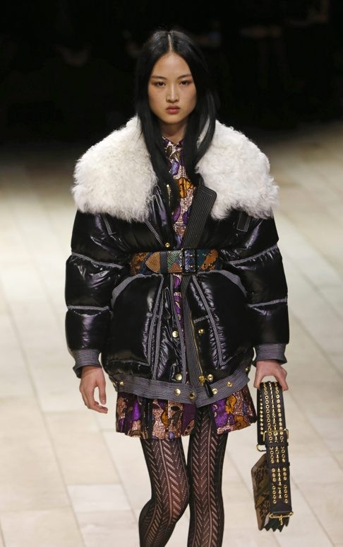 A look from Burberry’s autumn-winter show at London Fashion Week. Photo: EPA