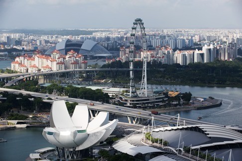 Singapore secured the top spot in the survey. Photo: Bloomberg