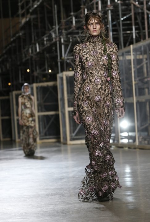 Looks from Christopher Kane. Photo: Reuters