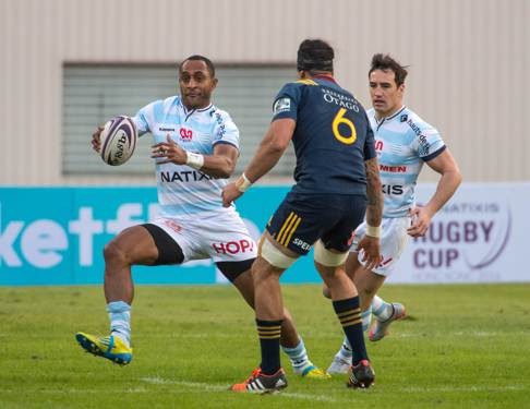Baker was in charge of the recent Natixis Cup match between France’s Racing 92 and New Zealand’s Highlanders. Photo: AFP