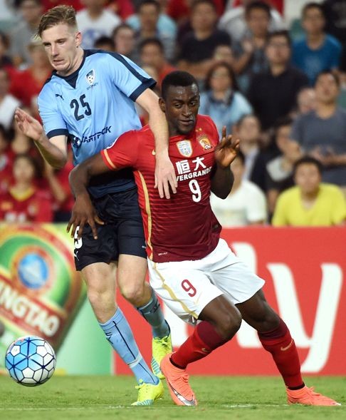 Guangzhou Evergrande signed Colombian Jackson Martinez from Atletico Madrid. Photo: AFP