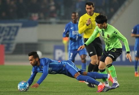 Alex Teixeira of Jiangsu Suning has already made his debut for his new club in the continental competition. Photo: AFP