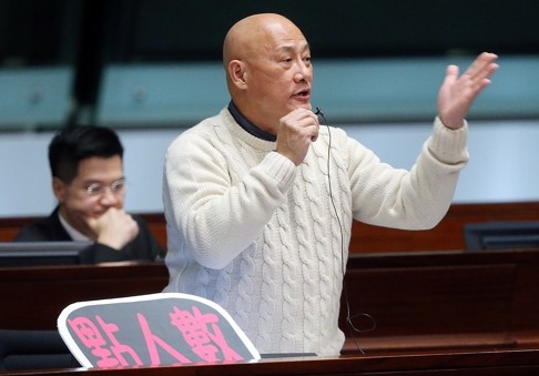 Legislator Albert Chan was one of the major players in the pan-democrat filibuster. Photo: Dickson Lee