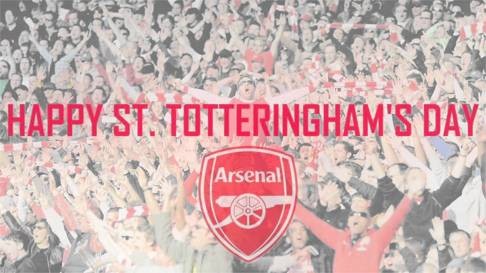 Arsenal fans embrace the day when Spurs can no longer finish ahead of them each season. Photo: Youtube