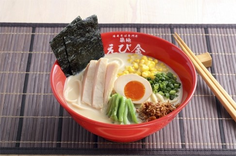 Ramen in crab soup.