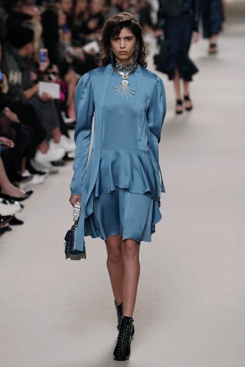 Lanvin’s look has lost some of its femininity. Photo: AFP