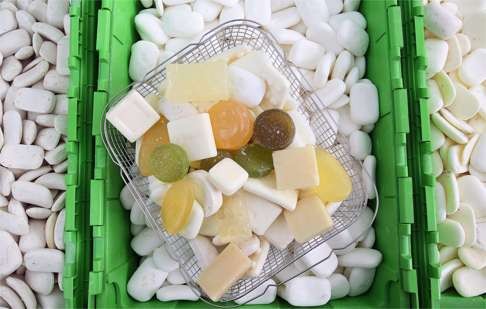 Soap collected from hotels is recycled in a Hong Kong campaign. Photo: May Tse