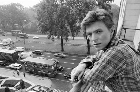 Bowie in London in 1977, shortly after he returned to Europe from America and during the period of enormous creativity that produced the Berlin Trilogy. Photo: Corbis