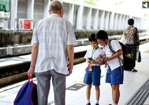 The government wants to train senior citizens to look after children. Photo: SCMP Pictures