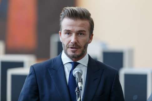 David Beckham is reported to have earned US$65 million last year. Photo: Xinhua