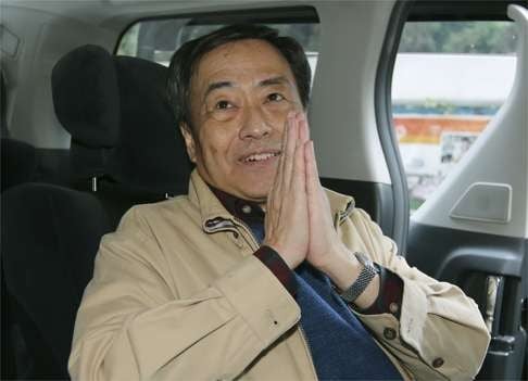 Bookstore owner Lee Po during his return to Hong Kong. Photo: Edward Wong