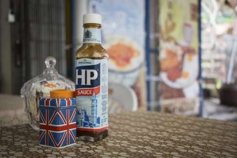 All-day breakfasts are served with HP Sauce, and a mug of English breakfast tea or French press coffee.