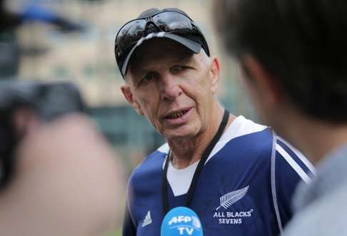 New Zealand Sevens coach Gordon Tietjens. Photo: AFP