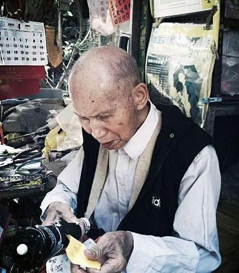 Late umbrella master Ho Hung-hee. Photo: SCMP Pictures