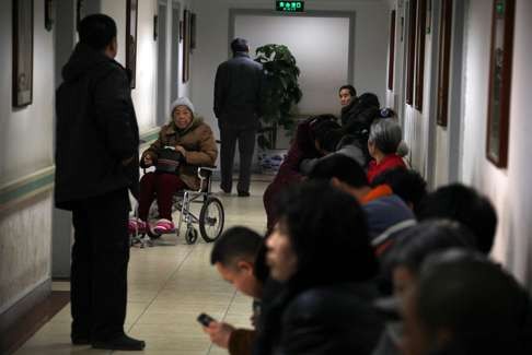 Diabetes patients and family members wait to see a doctor in Beijing. By some estimates, only one-quarter of people in China with diabetes are receiving treatment. Photo: Reuters