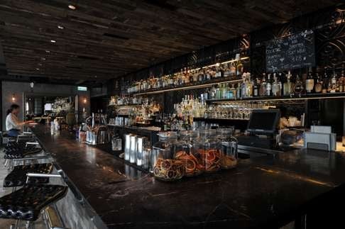 Interior of Lily & Bloom bar in Central. Photo: Bruce Yan