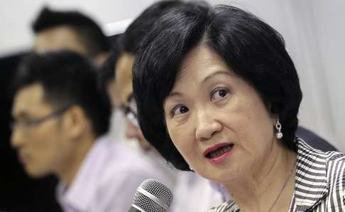 Ex-security minister turned lawmaker Regina Ip Lau Suk-yee is an influential proponent of building an offshore detention camp for asylum seekers. Photo: Dickson Lee