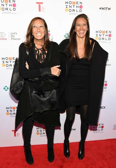 Fashion designer Donna Karan (left) and her daughter Gabby Weiss. Photo: AP