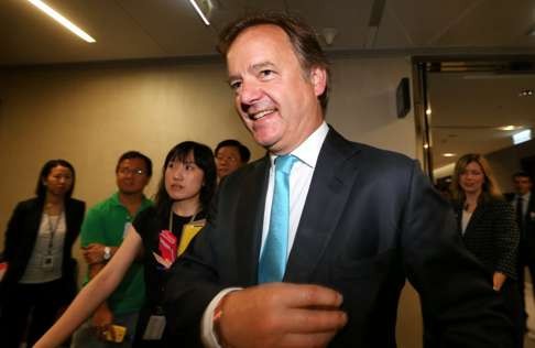 Hugo Swire, British minister of state responsible for East Asia.