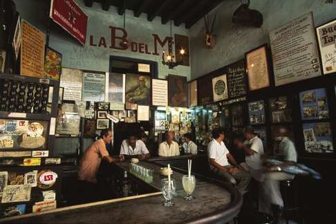 La Bodeguita del Medio bar in Havana. Photo: Corbis
