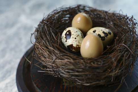 Quail egg snack at VEA Restaurant and Lounge in Central.