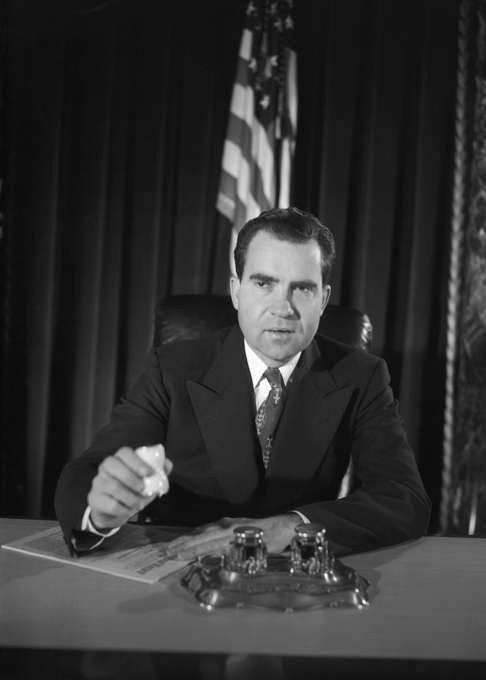 Richard Nixon in 1953, when vice-president of the United States. Nixon aide John Ehrlichman claimed that the War on Drugs was concocted to shatter Nixon’s enemies. Photo: Corbis