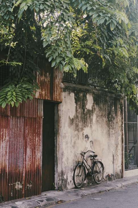 One of the public artworks by Ernest Zacharevic commissioned for the George Town Festival in 2012.
