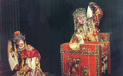 Mei Lanfang, right, seen in the Drunk Concubine, considered one of his greatest opera role. Photo: Imaginechina